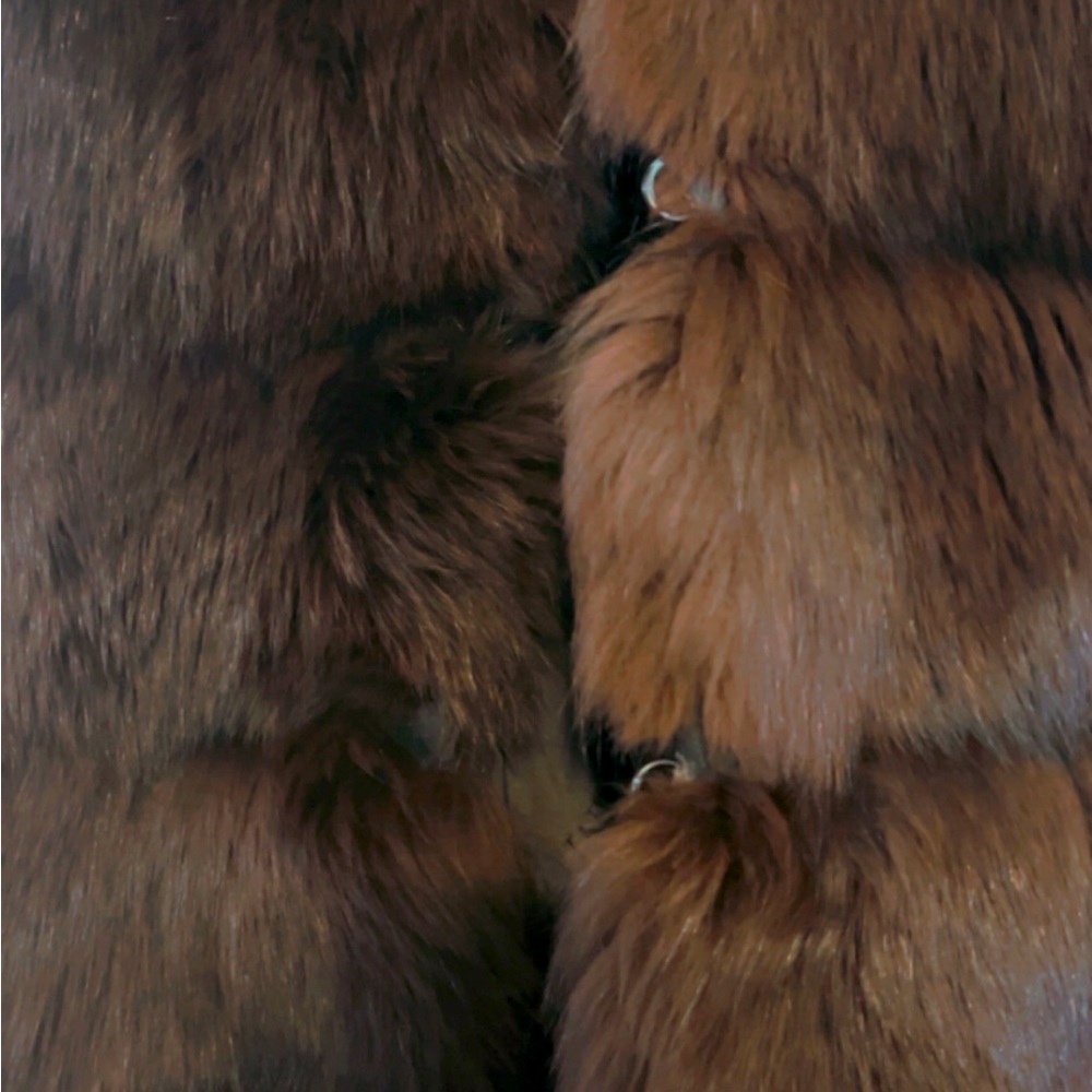 3/4 fox fur vest